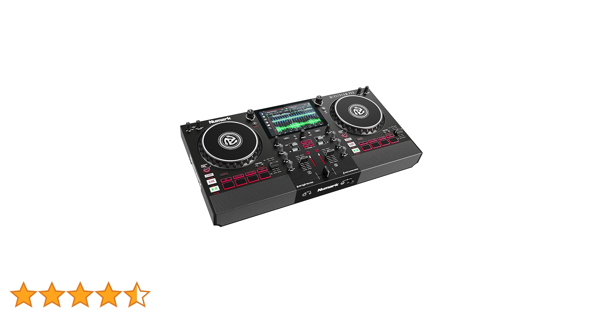 Numark Sistema autônomo Mixstream Pro com alto-falantes, tela